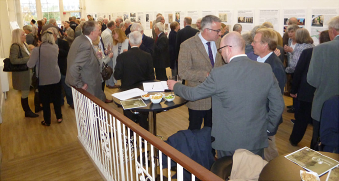 The Society’s reception to mark the anniversary was extremely well attended  